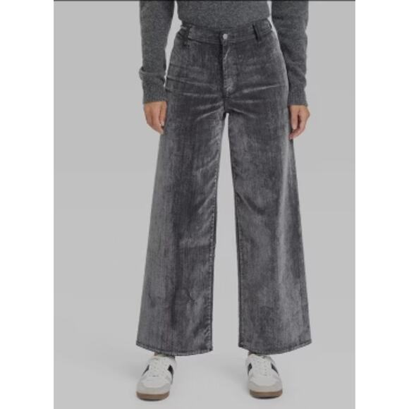 Universal Threads Women's high-rise sailor wide leg iridescent jean size 4R - Picture 1 of 7